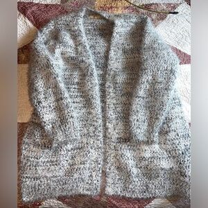 Women's Gray Cardigan Sweater
